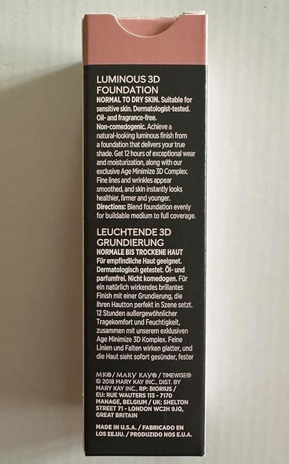 Mary Kay TimeWise Luminous 3D Foundation 1 Fl oz. / 30 ml - Ivory C 100