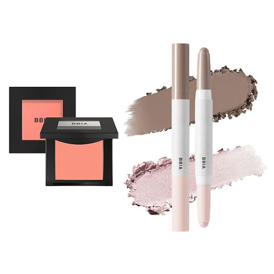 BBIA Last Blush (04 CORAL BLOSSOM) + Last Contour Stick (02 COOL DETAIL) BUNDLE SET