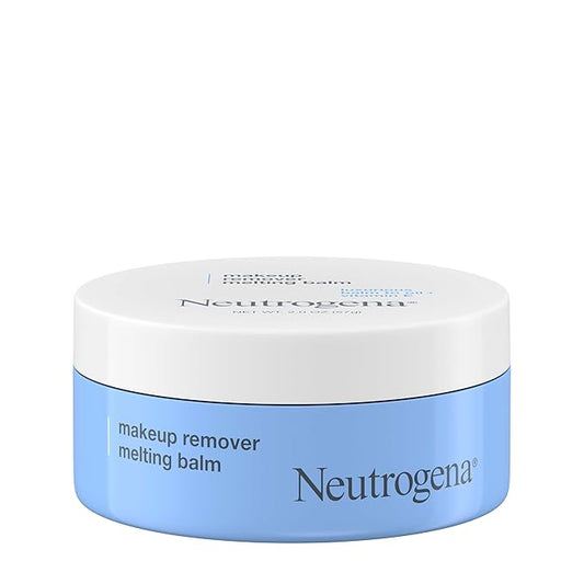Neutrogena Makeup Remover Melting Balm to Oil with Vitamin E, Gentle and Nourishing Cleansing Balm for Eyes, Lips, or Face, Travel-Friendly for On-the-Go, 2.0 oz