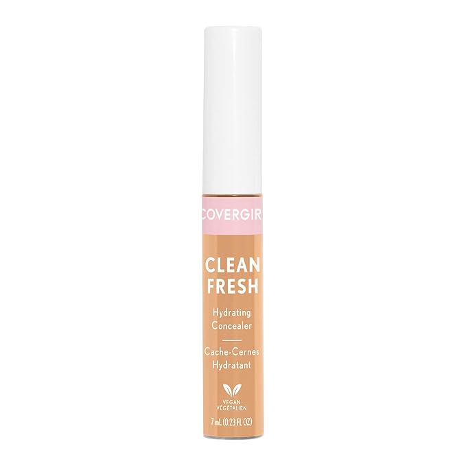 COVERGIRL Clean Fresh Hydrating Concealer, Light Medium, 0.23 Fl Ounce (Pack of 2)