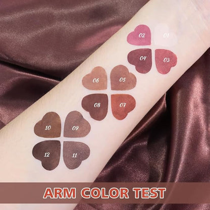 Retractable Matte Lip Liner Pencil, Maroon Plump Lip Liners Long-Lasting Creamy Formula for Shaping & Sculpting lip filler pen, Subtle Touch Velvet Pigmented Crayon Lip Liner 08#