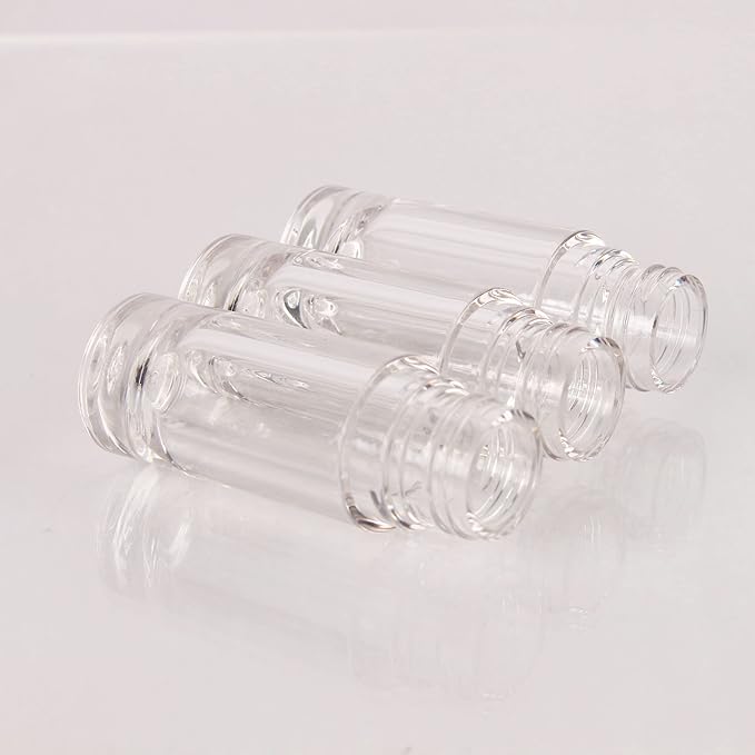 COSIDEA 50pcs Empty White 6ml big doe foot wand lip gloss tubes Round Chunky lipgloss tubes containers wholesale with thick large wand