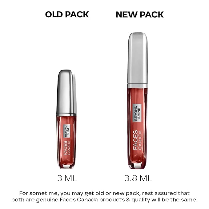 Beyond Shine Lip Gloss - Baebe 03 | High Shine Non-Sticky Formula for Smooth, Glossy Finish | Moisturizes & Enhances Natural Lip Color | Lightweight Wear | 0.114 Fl Oz (3.8ml)