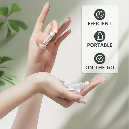 Ultra-Portable Cleansing Oil Capsules Travel-Sized Makeup Remover Oil Gentle Complete Deep Facial Cleansing On-The-Go Compact Mini Bottles Sensitive Skin, 30 Counts