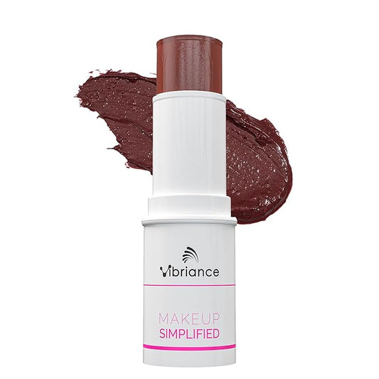 Vibriance Makeup Simplified Radiance Stick - All-in-One Cream Blush, Lipstick, Contour for Mature Skin - Cheek Tint Creme Rouge