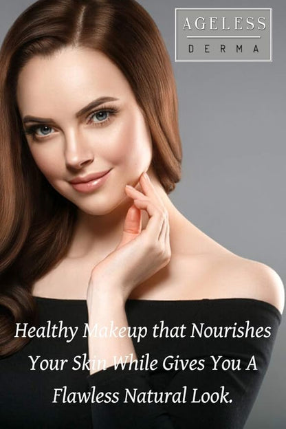 Pressed Mineral Foundation With Vitamin for a Natural Silky Finish