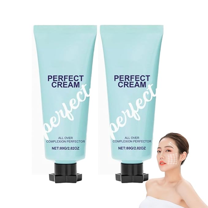 Supreme Creme All-Over Complexion Perfector，Long-Lasting CC Cream Foundation (2PCS)