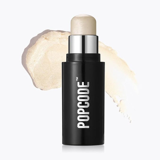 Face Highlighter Stick, Long Wearing Blendable and Buildable Color Cream Highlighter Makeup Stick- Natural Ingredients & Clean Beauty Makeup Highlighter for Face