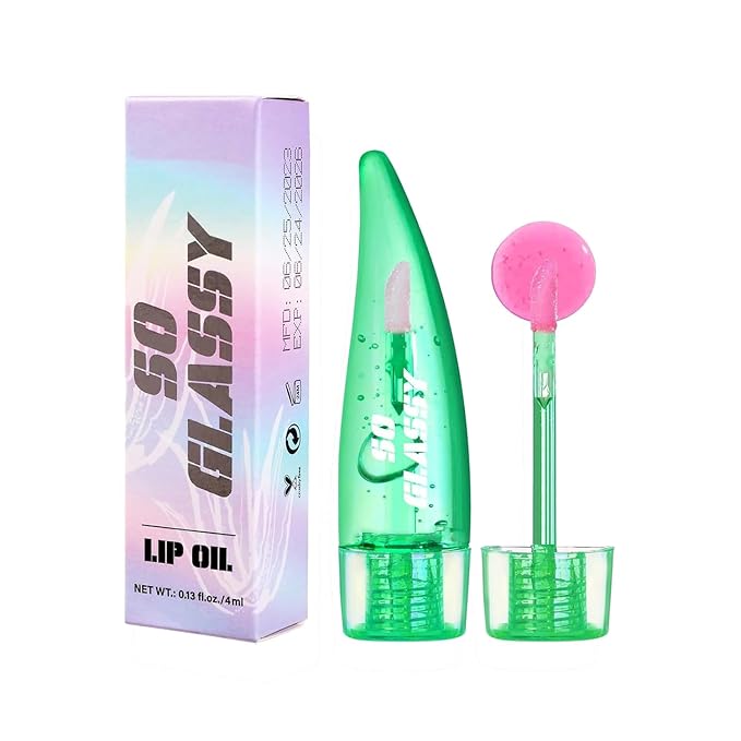 Lip Glow pH Lip Color Changing Lip Gloss - Thermal Discoloration, Tinted Plumping Lip Oil with Long Lasting Moisture & Natural, Radiant Finish (#04)