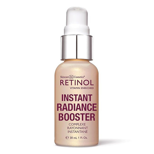Retinol Instant Radiance Booster – The Original Retinol Glow Primer – A Burst of Anti-Aging Hydration Adds Luminosity & Skin-Smoothing Benefits of Vitamin A – Peptides Improve Firmness & Tone