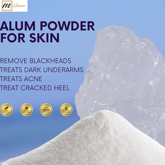 100% Natural Alum Powder for Skin and Health Care 454 GMS / 1 LBS