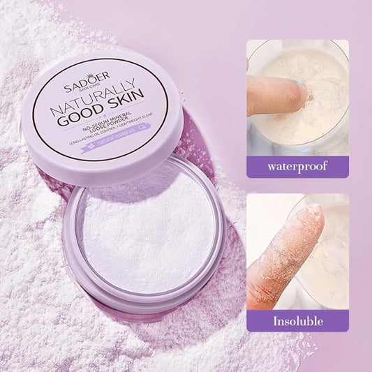 Setting Concealer Oil Control Mineral Smoothing Powder（Tender Purple）