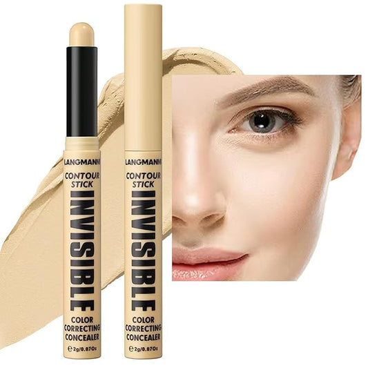 2 in 1 highlighter stick makeup Face Shaping Contouring Stick Natural Coverage Brightening Lightweight Moisturizing Long Lasting Waterproof # 01