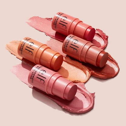 e.l.f. Monochromatic Multi Stick, Luxuriously Creamy & Blendable Color, For Eyes, Lips & Cheeks, Glowing Mango, 0.17 Oz