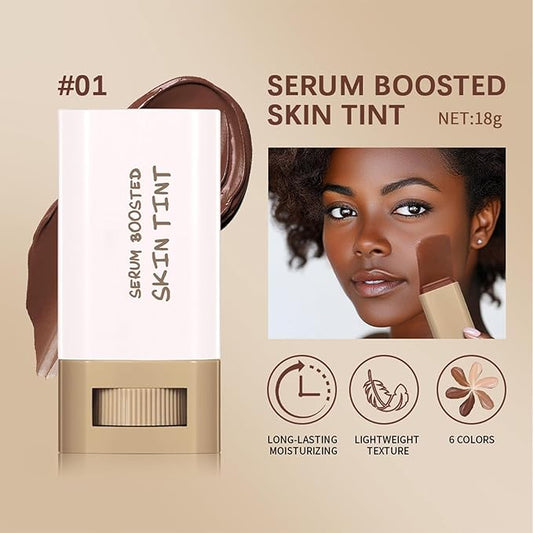 Beauty Balm Serum Boosted Skin Tint, Skin Tint Stick, Perfect for Women & Girls | Foundation Stick Offering Full Coverage, Lightweight, Smooth, Foundation Natural Finish Makeup