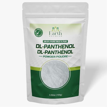 DL-Panthenol Powder 3.52oz / 100g - Provitamin B5 for Hair, Skin & DIY Cosmetics