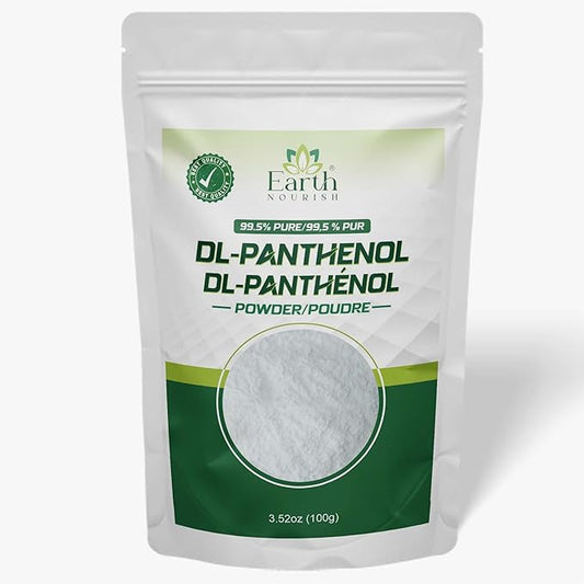 DL-Panthenol Powder 3.52oz / 100g - Provitamin B5 for Hair, Skin & DIY Cosmetics