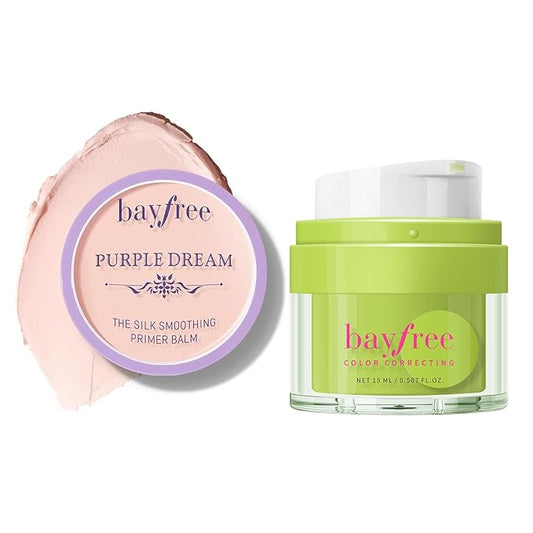 Silk Smoothing Primer Balm, Poreless Primer for Smooth & Flawless Skin, Soft Texture, Matte Finish & Cica Tiger Grass Color Correcting Treatment, Tinted Moisturizer for Face, Reduces Redness