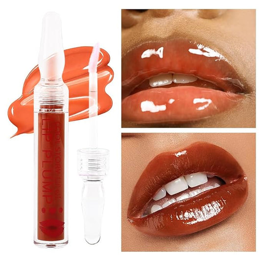 COOL STORY Lip Fuller Gloss, Moisturizing Hydrating Lip Serum, Fuller Lip Care, Lip Plumping Oil for Women 5#