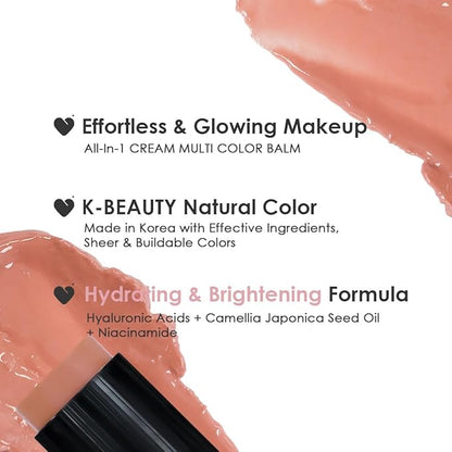 EFFORTLESS GLOW CAMELLIA MULTI-BALM (Rosy Mauve, One size)
