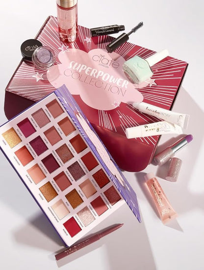 Ciaté London Superpower Collection 10 Piece Makeup Gift Set, Contains Eye, Lip, Complexion & Nail Bestsellers, in a Festive Giftable Box