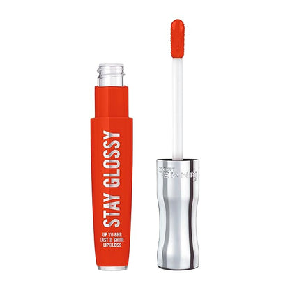 Rimmel London Stay Glossy, 430 Going Viral, Lip Gloss, Non-Sticky, Color and Shine, Up To 6-Hour Wear, Precise Applicator, 0.18oz