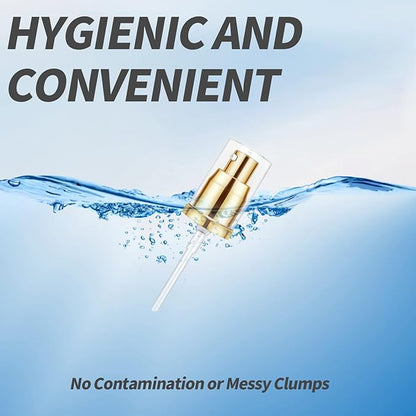 4Pack Foundation Pump for Fit Me Liquid Foundation for Double Wear Foundation Gold Makeupenser Pump for Easy Application Plastic Cosmetic Liquid Foundation Make-Up Pump Replacement Tool