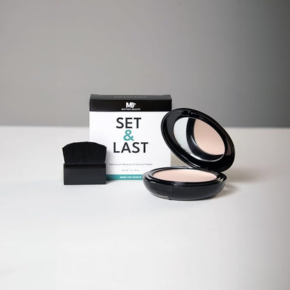 MB Setting Powder for Oily Skin, Pressed Translucent, Mattifying & Sweat-Resistant, Long-Lasting Oil Control, Shine-Free Finish (0.35 oz) by Avantic Beauty