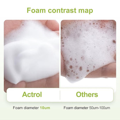 Eyelash Cleanser Concentrate 100ml Green Tea Professional Lash Shampoo Foaming Cleanser Paraben & Sulfate Free Non-lrritating Wash for Extensions Lashes with Salon Home Care-Makes 20 Bottles