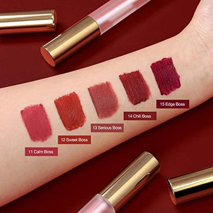 BBIA Last Velvet Lip Tint - Soft & Creamy Matte Finish Lip Stain, Blur Effect with Velvety Texture, Long-Lasting, High Pigment, Lightweight, Non-Drying, Korean Lip Makeup (12 SWEET BOSS)