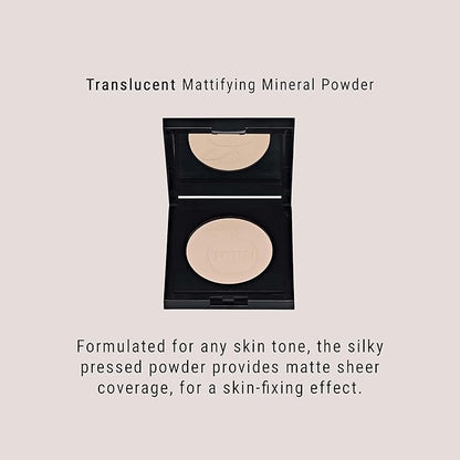 Translucent Mattifying Mineral Powder - For A Flawless Finish - Matte Sheer - Provides Subtle Coverage - With A Durable Fixing Effect - Tuva - 0.12 Oz, (I0096082)