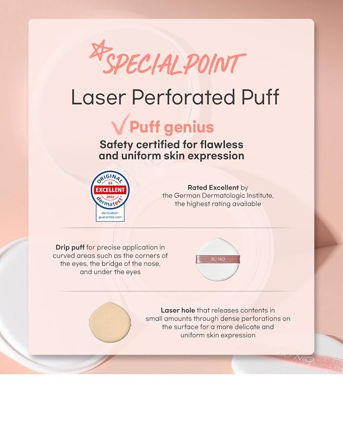 Calming Cool Tone up sun Cushion Foundation SPF50+ CC/BB Cream(0.88FlOz) Transparent&Natural tone-up&Even skin tone-Whitening&Wrinkle Improvement,Derma tested (PINK BEIGE, 0.88Fl Oz(Main))