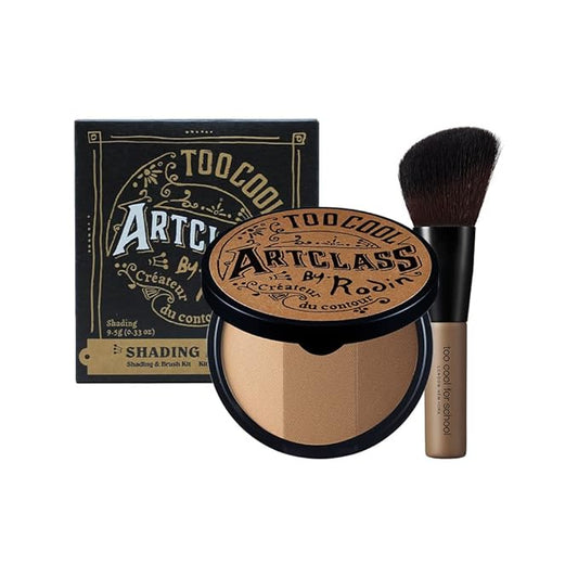 Too Cool for School - Artclass by Rodin Shading Master with Brush | Korean Contour Palette | Bronzer Face Powder (#1 Classic)