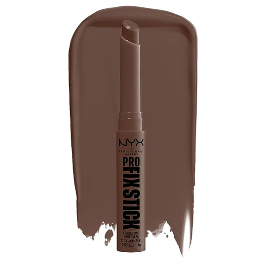 NYX PROFESSIONAL MAKEUP Pro Fix Stick Correcting Concealer, Buildable Medium Coverage Concealer Stick - Deep Walnut