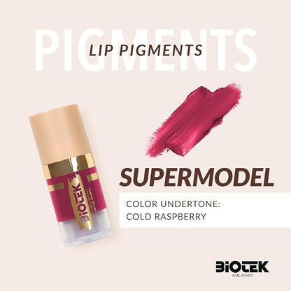 Biotek Lip Pigment for Permanent Makeup - Raspberry Color for Lip - Made in Italy - Supermodel 0,24 fl.oz.