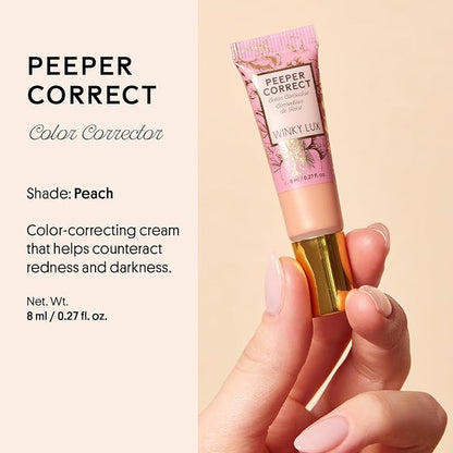 Winky Lux Peeper Perfect Under Eye Concealer (Fair) and Winky Lux Peeper Correct Peach Color Corrector