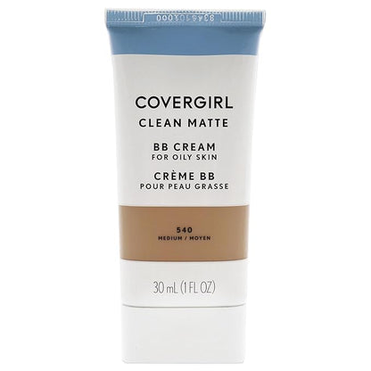 COVERGIRL Clean Matte BB Cream For Light & Medium Skin, Oil-Free, 2-Pack