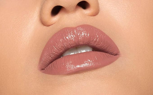 Pupa Milano Vamp! Extreme Colour Lipstick With Plumping Treatment - For Fuller, Defined Lips - Adds Incredible, Deep Color To Lips - Soft Texture Adheres Perfectly - 102 Rose Nude - 0.123 Oz