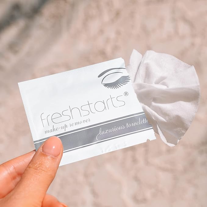 Freshstarts Makeup Remover Facial Cleansing Towelettes - Face Wipes, Facial Skin Care Products - Beauty & Travel Essentials for Women - 300 Pack
