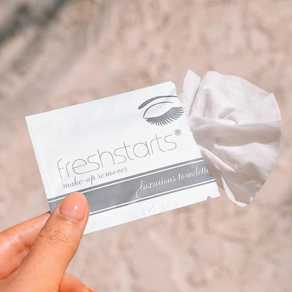 Freshstarts Makeup Remover Facial Cleansing Towelettes - Face Wipes, Facial Skin Care Products - Beauty & Travel Essentials for Women - 300 Pack