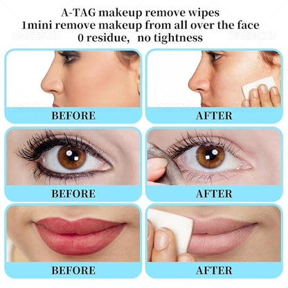 Make-up Remover Facial Cleansing Alcohol Free and Waterproof Makeup Remover Wipes, With Vitamin E Make up Remover Wipes for Face, Eyes, Lips. 25+5 Extra wipes