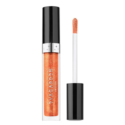 Diamond Lip Gloss - Concentration of Pearls Gives Dazzling Shine - Light and Moisturizing Film with Excellent Hold - Spreads Evenly with No Stickiness - 858 Coral Gold - 0.09 oz