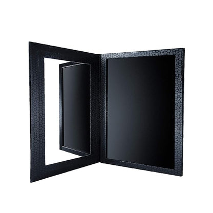 Allwon Magnetic Palette Empty Makeup Palette with Mirror for Eyeshadow Lipstick Blush Powder (Black)