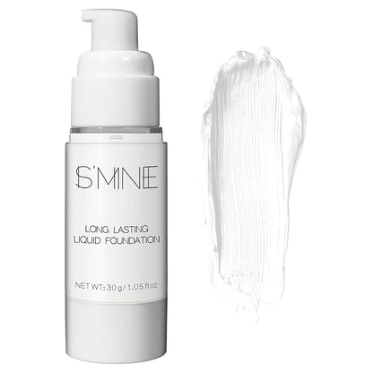 IS'MINE White Liquid Foundation Makeup, Matte Flawless Finish Foundation, Vegan & Cruelty-Free (1.05 Fl Oz, 041)