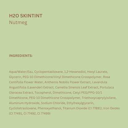 Pixi Beauty H2O SkinTint Tinted Face Gel, 1.2 fl oz / 35 ml, Nutmeg