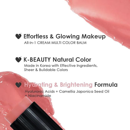 EFFORTLESS GLOW CAMELLIA MULTI-BALM (Pink Crush, One size)