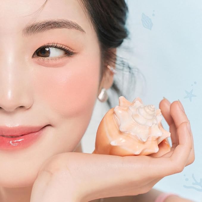 dasique Juicy Dewy Tint (14 Peach Crush) 0.12 oz | Light Application with moisture | Long-wearing Glossy Lip Stain, Non-sticky | Vegan, Cruelty-free | K-beauty