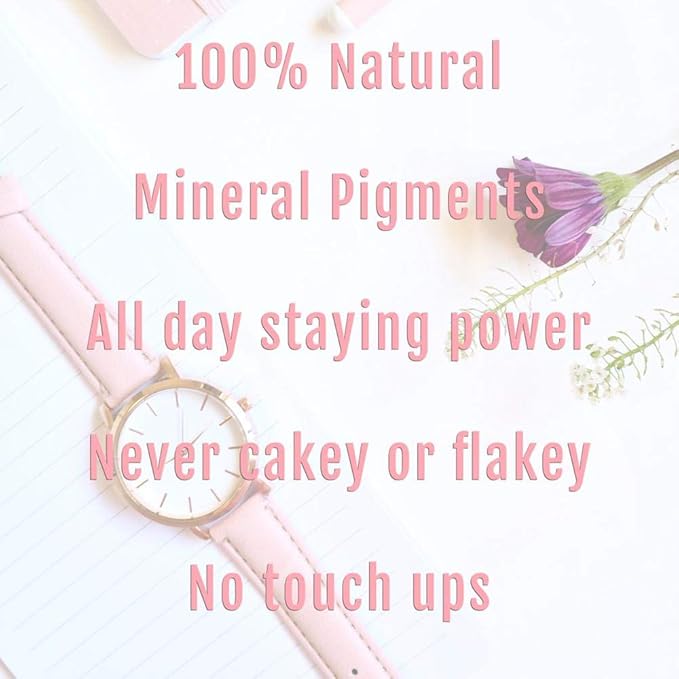 Organic Blush 100% Natural Pressed Mineral Powder, Made in the USA, Avalon