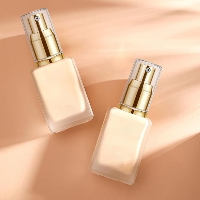 2Pack Foundation Pump Fit for Estee Lauder Double Wear Foundation, Gold Replacement Pumps for DW Makeup Bottle(Upgraded)