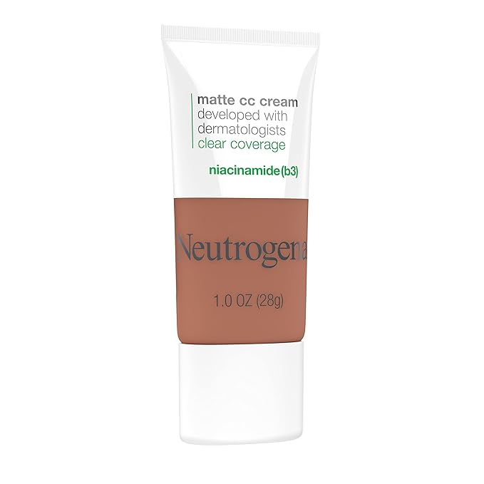 NEUTROGENA Clear Coverage Color Correcting Cream 1.0 oz. 8.0 / Amber